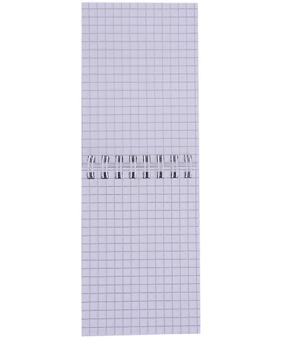 Блокнот А7 80л кл. "LINE NEON" зеленый, пласт.обл, спираль - фото 2