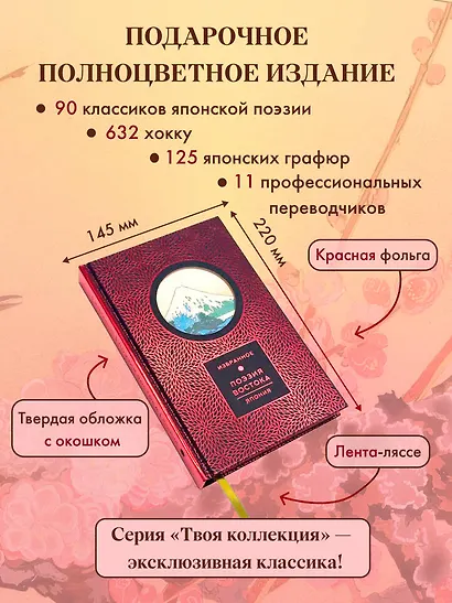 Золотые слова, Мудрость Востока, Поэзия Востока. Япония. (3 книги в 1 футляре) - фото 6