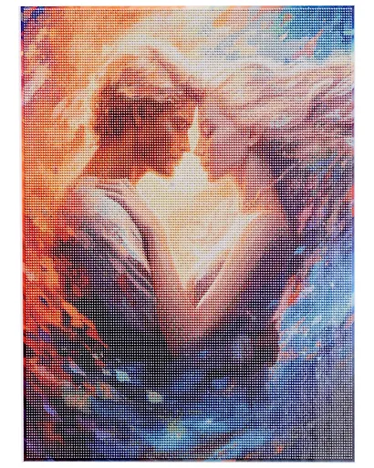 Алмазная мозаика (классическая) с подрамником, с полным заполнением "Чувственная любовь", 40 х 50 см - фото 1