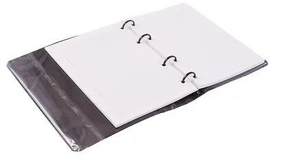 Тетрадь «My black», 120 листов в клетку, черный, на кольцах - фото 3