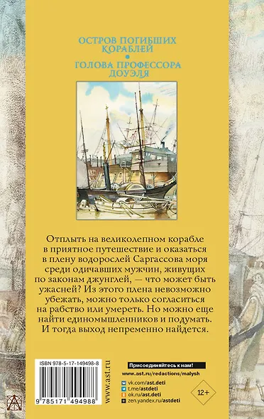 Остров погибших кораблей. Голова профессора Доуэля: Романы, рассказ - фото 2