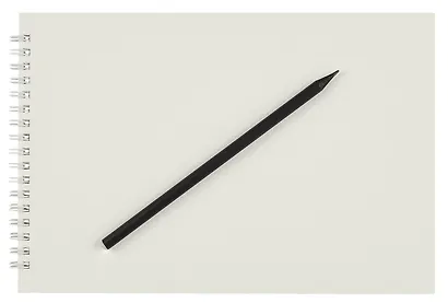 Скетчбук 250*170 20л "Whale" акварел. бумага, 200г/м2, черный дизайнерский картон, тиснение фольг. серебро, евроспираль - фото 2