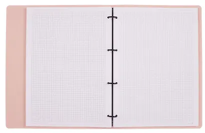 Тетрадь А4 120л кл. "JANE. Nature Mind" на кольцах, карт.обл., мат.ламинация, тиснение фольгой - фото 4