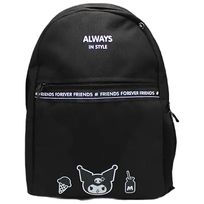 Рюкзак "Kuromi. Черная серия" 2 отделения, 40*31*15 см - фото 1