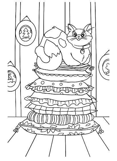 МАКСИ-РАСКРАСКА с наклейками. КОТИКИ И СОБАЧКИ - фото 4