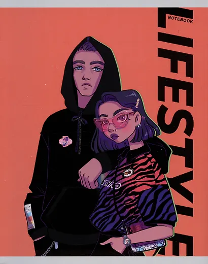 Тетрадь в клетку Listoff, "Lifestyle (Эксклюзив)", 48 листов, в ассортименте - фото 2