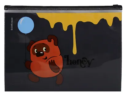 Папка на молнии А5 "Винни-Пух", ассорти, - фото 2