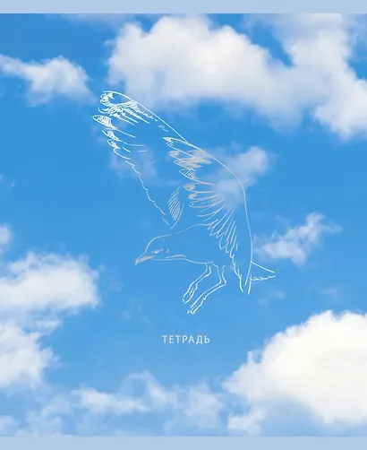 Тетрадь 48л кл. "Безмятежность" мел.картон, тиснение мат.фольгой Серебро, ассорти - фото 3