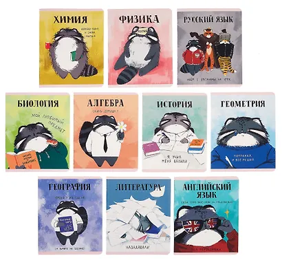 Тетради 48 листов 12 штук "Манул Манулыч" - фото 3