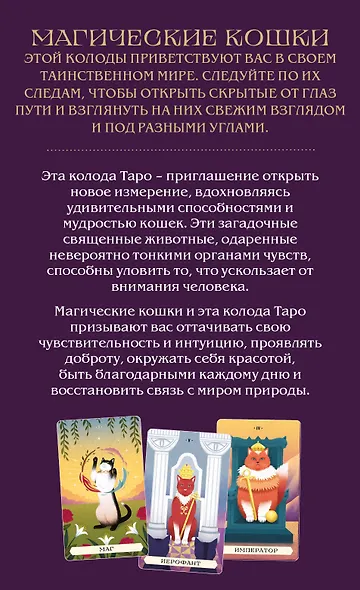 Таро магических кошек (78 карт и руководство к колоде) - фото 2