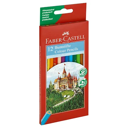 Карандаши цветные Faber-Castell, "Замок", 12 цветов - фото 7