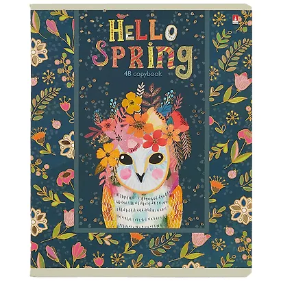 Тетрадь в клетку Альт, Hello spring, 48 листов, в ассортименте - фото 6