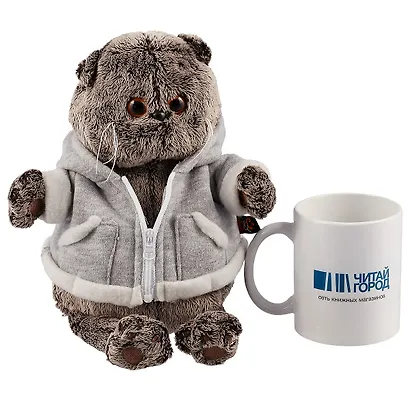 Игрушка мягкая Budi Basa, Басик в толстовке дракончик - фото 5