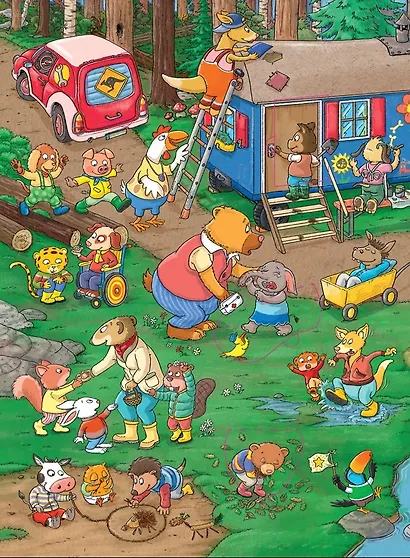 Добро пожаловать в детский сад! Виммельбух с окошками - фото 2