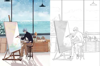 Загадка. Раскраска по вебтуну - фото 8