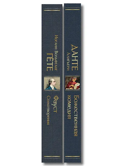 Комплект Путешествие сквозь вечность (из 2-х книг Божественная комедия и Фауст. Стихотворения ) - фото 8