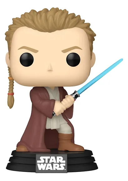 Фигурка Funko POP! Bobble Star Wars Ep 1 TPM 25th Obi-Wan Kenobi (Young) (699) (Fun76018) - фото 1
