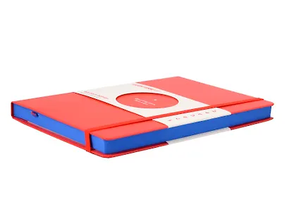 Книга для записей A5, 125 листов в точку "Bauhaus Edition", твердая обложка, красный, Leuchtturm1917 - фото 2