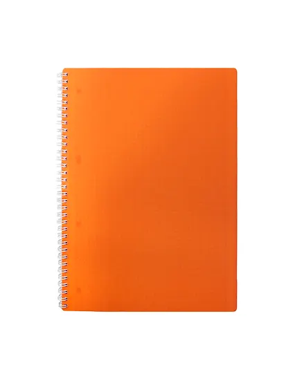Тетрадь в клетку Hatber, Diamond Neon, А4, 80 листов, оранжевая - фото 1