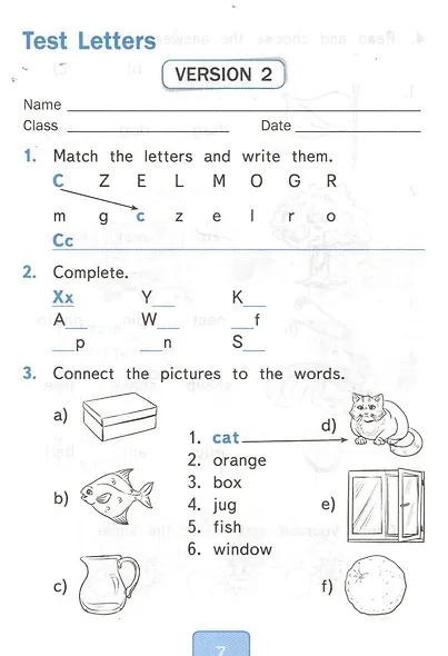 Тесты по английскому языку. 2 класс. К учебнику Н.И. Быковой и др. Spotlight "Английский язык. 2 класс" (М.: Express Publishing: Просвещение) - фото 4
