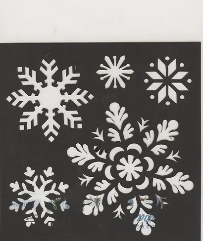Трафарет для творчества "Снежинки" - фото 1