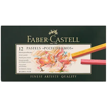 Пастель «Polychromos», Faber-Castell, 12 цветов - фото 1