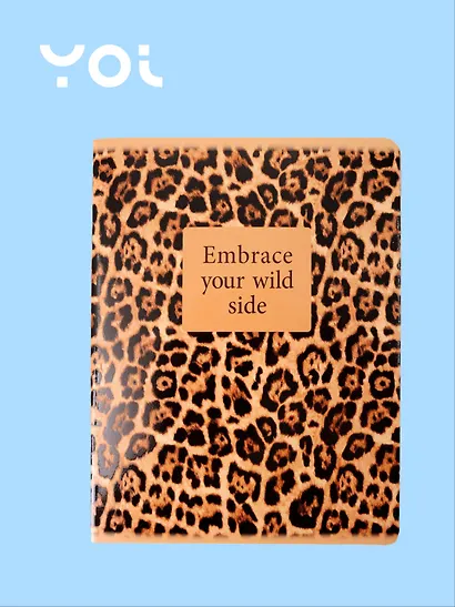 Тетрадь 48 листов в клетку "Леопард" - фото 4