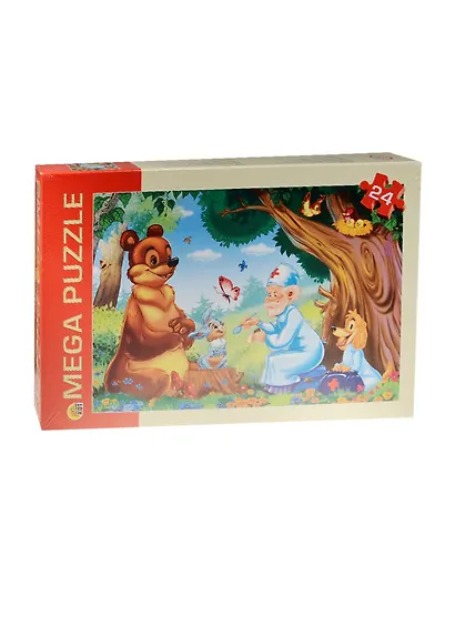 Мегапазл Любимая сказка (П24-0625) (24 элемента) (320х480) (Рыжий кот) (3+) (коробка) - фото 1