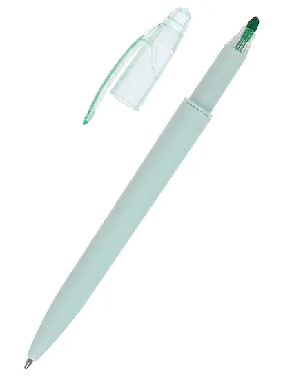 Ручки-текстовыделители 12шт шариковые синие "Pastel", ассорти, Yoi - фото 10