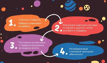 Настольная игра-квест «Квестик космический», Банда умников - фото 6