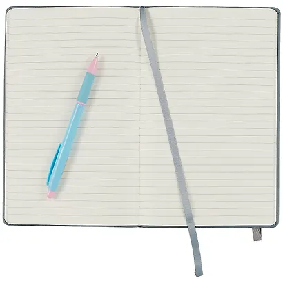 Книга для записей А5 96л лин. "Joy Book. Перед дождем" иск.кожа, тв.переплет, ляссе, резинка, инд.уп. - фото 3