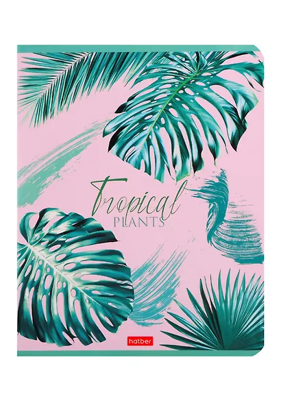 Тетрадь в клетку Hatber, "Тропические листья", 48 листов, в ассортименте - фото 8