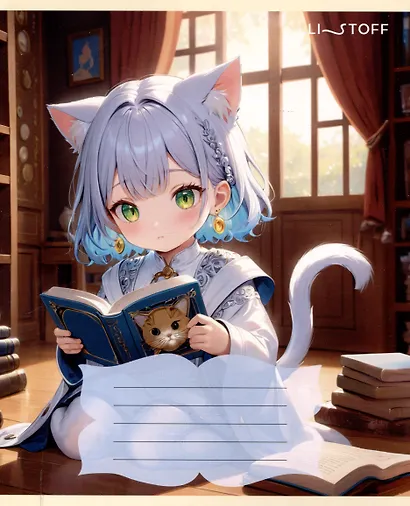Тетрадь 24л лин. "Милашки и книжки" мел.картон, офсет 60г/м2, ассорти - фото 3