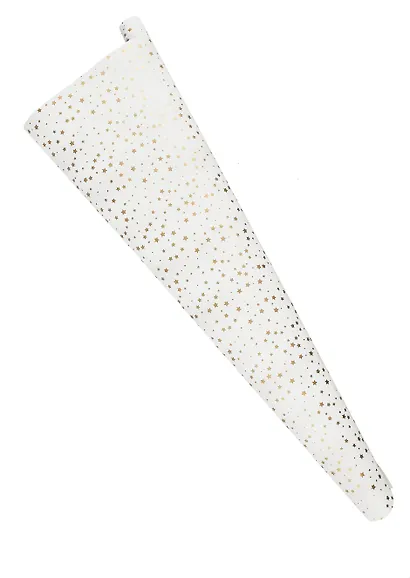 Бумага упаковочная 70*100см "Pattern on white" НГ, глянц., инд.уп. - фото 2