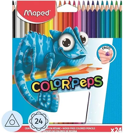 Карандаши цветные Maped, Color'Peps, 24 цвета - фото 4