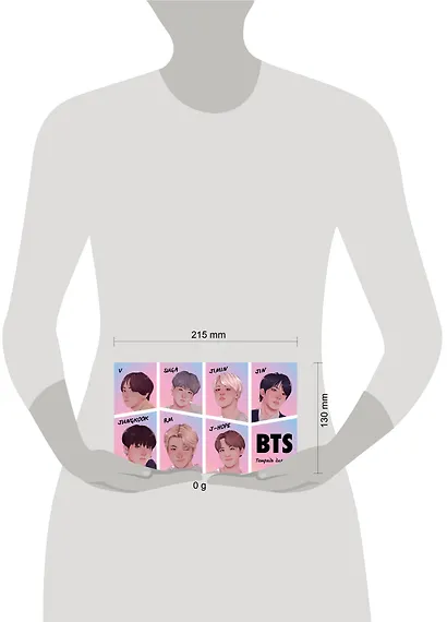 Тетрадь для нот Эксмо, BTS, А5, 8 листов - фото 3