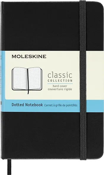 Записная книжка «Classic Pocket» А6, 96 листов в точку, черная, Moleskine - фото 2