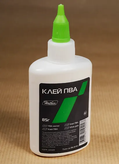 Клей ПВА, 85г, Hatber - фото 2