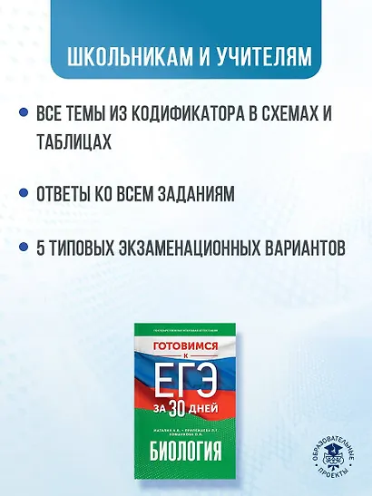 Готовимся к ЕГЭ за 30 дней. Биология - фото 5