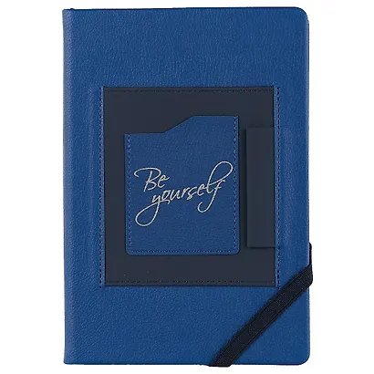 Ежедневник Escalada Be yourself, Наппа, синий, 160 листов, недатированный, А5 - фото 1