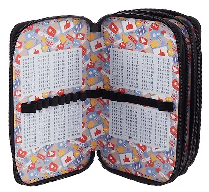 Пенал 3 отделения "Color Warrior" 19*11 см - фото 4