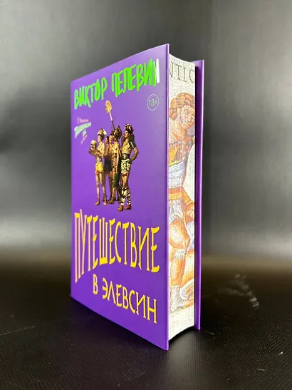 Набор: Виктор Пелевин "Путешествие в Элевсин", футболка и открытка - фото 8