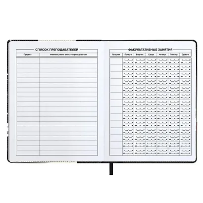 Дневник шк. "ГОНКИ" кожзам, тв.переплёт, поролон, шелкография в одну краску, одно ляссе, загругл.углы, универс.шпаргалка - фото 6