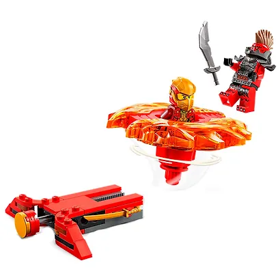 LEGO NINJAGO: Дракон Кая спиннер Кружитцу, 54 детали (71823) - фото 6