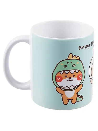 Кружка Kawaii Зверюшки (керамика) (330мл) - фото 4