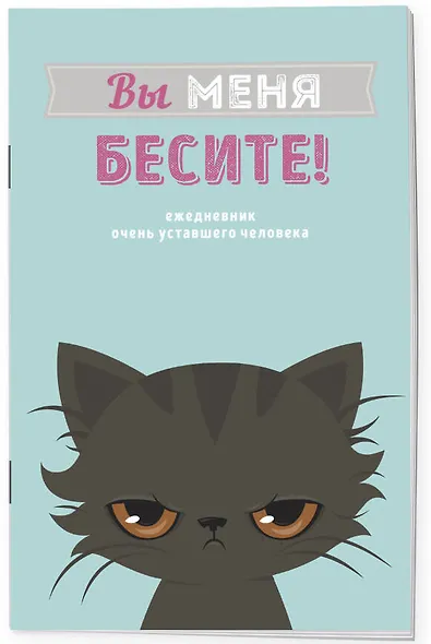 Планер недат. А4 36л "Вы меня бесите!" скоба, вертик. - фото 2