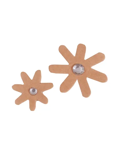 Цветочки крафт со стразом, 40шт*2см (D26000878) - фото 5