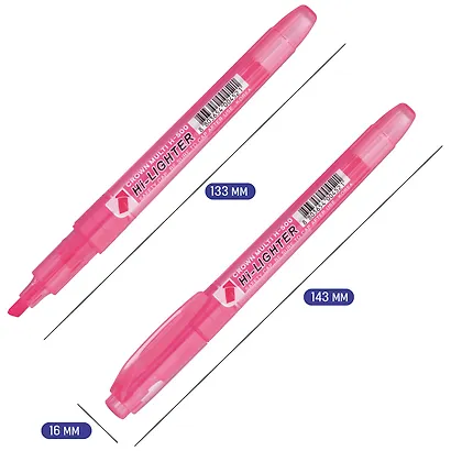 Текстовыделители Crown, 4 цвета 4 мм - фото 3