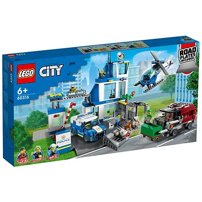 LEGO City: Полицейский участок, 668 деталей (60316) - фото 1