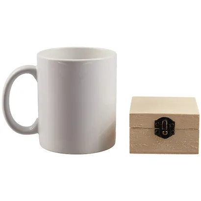 Набор для творчества. Шкатулка для росписи Квадрат 4*6,9*6,9 (дерево) - фото 3